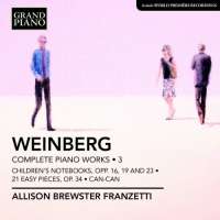 Weinberg: Piano Works Vol. 3